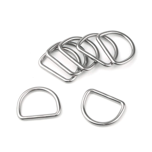 Nhẫn Hình Chữ <span class=keywords><strong>D</strong></span> Hàn Chắc Chắn Bằng Thép Không Gỉ 304 316 5Mm X 50Mm Vòng Dee Vòng Chữ <span class=keywords><strong>D</strong></span> Hàn Nặng Bằng Kim Loại - Product Image 5