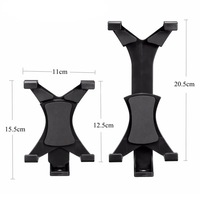 Support de tablette universel en forme de X avec pince de fixation et trou de vis 1/4 pour iPad Mini Air, diffusion en direct, photographie, appels vidéo