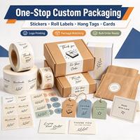 Autocollants personnalisés découpés à la forme en papier artistique imperméable - Étiquettes adhésives premium pour scellage de boîtes, idéales pour l'expédition et la marque des petites entreprises