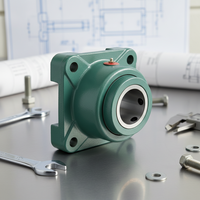 Roulements à palier silencieux F4B-E-200R 20 mm en fonte, acier chromé, précision P5, lubrifiés à la graisse jusqu'à 80°C