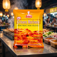 Sachet portable de 1 kg de poudre de marinade d'Orléans séchée et mélangée, assaisonnement polyvalent pour côtes de porc, brochettes et barbecue