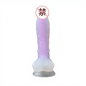 Dildos de Silicona Luminosos Realistas en Oferta, con Ventosa, Suaves, 100% Impermeables, para Mujeres y Hombres, Juguetes Sexuales para Adultos - Product Image 5