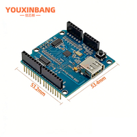 USB Host Shield תואם ל-ADK מתאים למודול לוח פיתוח UNO MAX3421