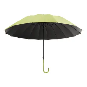 새로운 클래식 CLASSIC 모델 대형 방풍 비 골프 우산 UV 긴 샤프트 프로모션 선물 로고 인쇄를위한 큰 거인