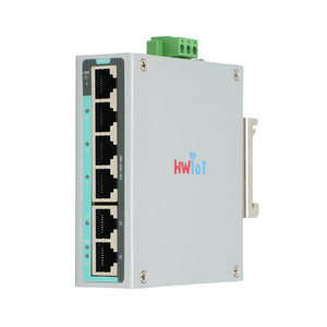 <span class=keywords><strong>Switch</strong></span> Ethernet <span class=keywords><strong>Industriale</strong></span> a 6 Porte 100M Non Gestito per Montaggio su Guida DIN Fast Ethernet Non-PoE - Product Image 2