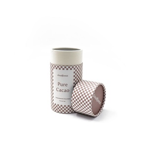 Biodegradable Aluminum <b>Foil</b> Lining Circular Paper <b>Containers</b> Packaging Coffee Tea Sugar Snacks Cocoa Powder and Seasoning - Product Image 3