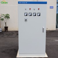 Ensemble complet de tableau de commande ATS, boîte de panneau, panneau de commutation de transfert automatique, panneau de distribution d'énergie