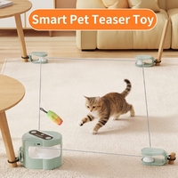 Jouet pour chat intelligent à roulement automatique en silicone, balle électrique activée par le mouvement avec sons d'oiseaux pour chats d'intérieur, entraînement IQ, soulagement de l'anxiété