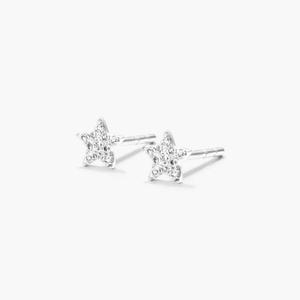 Luxury Brilliant 925 <b>Sterling</b> <b>Silver</b> Gold Moissanite Cute <b>Stud</b> Earrings Elegant Fine Jewelry Women Bridal Wedding Gift Collect - Product Image 3