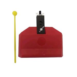 High And Low Pitch Plastic Bangzi Cowbell Orff Percussion Instrument <b>Accessory</b> for Drum Kit and Band Accompaniment - Product Image 1