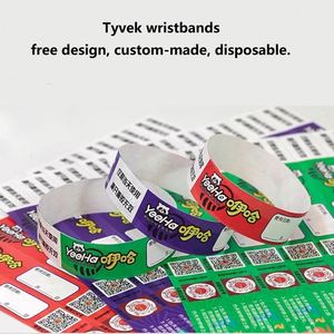 สายรัดข้อมือ Tyvek สำหรับงานอีเว้นท์ ใช้ครั้งเดียว ผลิตภัณฑ์ส่งเสริมการขายสำหรับโอกาสพิเศษ - Product Image 4