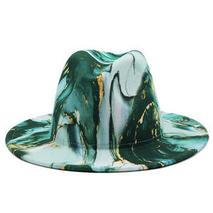 Personnalisé pas cher <span class=keywords><strong>prix</strong></span> impression laine feutre Fedora chapeaux femmes en gros <span class=keywords><strong>2022</strong></span> femme - Product Image 2