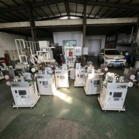 Ligne de production de machines à fabriquer du savon solide avec moteur/pompe PLC, imprimante de tampons à savon pour lessive complète, et machine à mélanger les nouilles de savon