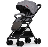 JXB Poussette de voyage légère pour bébé Poussette multifonction portable avec mise en œuvre bidirectionnelle