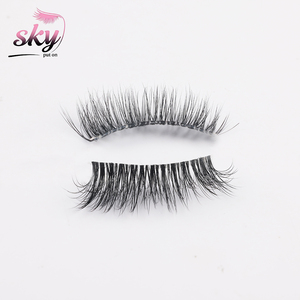 Faux <span class=keywords><strong>cils</strong></span> courts et légers pour adolescentes, <span class=keywords><strong>cils</strong></span> naturels et vaporeux, confortables, parfaits pour l'école et le quotidien - Product Image 4