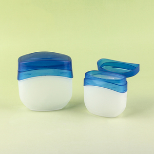 Pot en plastique vide pour crème cosmétique et soins personnels, 50g 100g, avec logo personnalisé, pot à <span class=keywords><strong>vaseline</strong></span>, logo client - Product Image 4