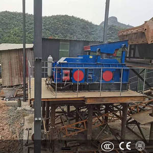 Concrete Pebble Basalt Hydraulic Smooth Double Roller Sand Making Crusher <b>Machine</b> Manufacturer - Product Image 2
