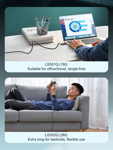 Cable <span class=keywords><strong>de</strong></span> Carga Rápida LDNIO LS352Q 120W Tipo C 3A, Cable <span class=keywords><strong>de</strong></span> Datos Anti-Doblez <span class=keywords><strong>de</strong></span> 2M para Teléfono Móvil, <span class=keywords><strong>Precio</strong></span> al por Mayor - Product Image 6