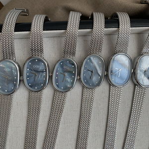 Orologio da Donna in Acciaio Inossidabile, Stile Niche, Superficie in Madreperla di Alta Qualità, Colore Argento Ellittico - Product Image 4