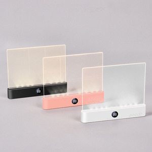 Lampe de lecture plate <span class=keywords><strong>pour</strong></span> <span class=keywords><strong>livre</strong></span> avec éclairage LED sans fil à 3 couleurs, gradation progressive, rechargeable 1200 mAh - Product Image 1