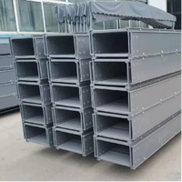 Chemin de câbles en fibre de verre GRP pour ferme solaire, usine chimique, projet pétrolier offshore – Tailles personnalisées, type échelle ou cheminée