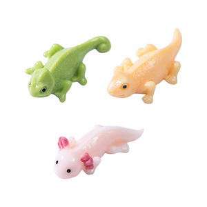Miniature de lézard, décorations de jardin féerique, accessoires de slime, mini figurines d'animaux en résine, lézards pour paysage de mousse DIY, maison de poupée - Product Image 5