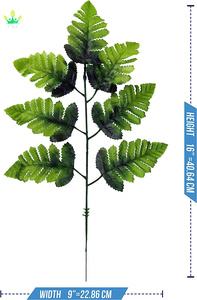 Dương Xỉ Lá Bằng Da Lụa Nhân Tạo Cho Giáng Sinh Vòng Hoa Lễ Tạ Ơn Trang Trí Nhà Bếp Lễ Hội - Product Image 2