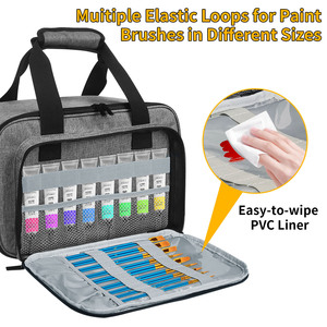 Art Supply Storage <b>Bag</b> 80x60x38cm Oxford Fabric Travel Portable Organizer Rectangular Minimalist Design - Product Image 2