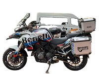 Moto d'aventure Benelli TRK502 500cc d'occasion, refroidie par eau, modèle TRK502, vitesse maximale >180 km/h, origine Jiangsu, pour toutes les routes