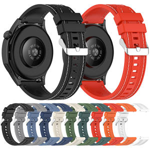 Bracelet universel en silicone à coutures IVANHOE 22mm pour Redmi Watch 5 Active / LITE pour COROS <span class=keywords><strong>APEX</strong></span> 46MM pour Xiaomi Watch S1 S2 S3 S4 - Product Image 2