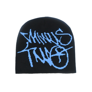 Venta caliente personalizable Jacquard suave <span class=keywords><strong>gorros</strong></span> fríos <span class=keywords><strong>para</strong></span> hombres y mujeres patrón de letras de punto de moda sin ala sombrero - Product Image 5