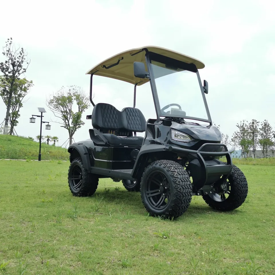 Carrito de golf eléctrico 2023 a la venta carros Chinos Baratos mejor 2 4 6 plazas batería de litio 36V y 72V opciones Club coches de golf