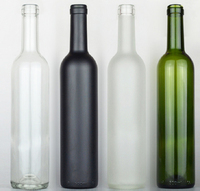 Botella de Vino Redonda de Color Ámbar para Champán, 750 ml, Botella de Vidrio para Vino, Venta al por Mayor