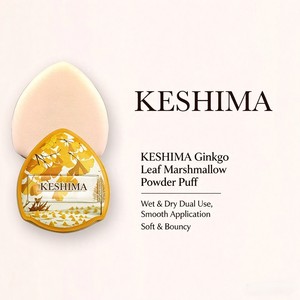 Éponge à maquillage en forme de feuille de Ginkgo, applicateur de poudre, utilisation humide et sèche, avec étui de rangement - Product Image 5
