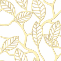 2022 guangzhou usine Offre Spéciale moderne conceptions 3D feuilles D'OR papier peint