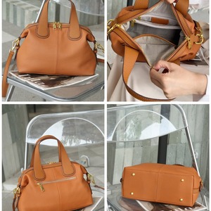 กระเป๋าถือหนังแท้สำหรับผู้หญิง, กระเป๋าแมสเซนเจอร์กระเป๋าสะพายไหล่ความจุมากหนังวัวชั้นหนึ่ง - Product Image 4