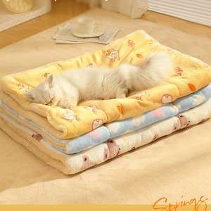 Couverture Chauffante Imprimée Automne/Hiver pour Animaux de Compagnie (Chats & Chiens) – Couette en Peluche et Tapis de Couchage pour Niche - Product Image 3