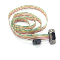 Câble plat torsadé IDC à 10 fils, pas de 2,54 mm, avec isolation PTFE/PBT, gaine en PVC, pour ordinateur et moto