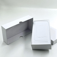 Boîte en carton personnalisée vide pour téléphone 13 14 16 17 18 Pro Max, emballage universel blanc pour iPhone