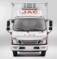Camion réfrigéré de petit congélateur de nourriture, camion de crème glacée Diesel de JAC chinois au ghana