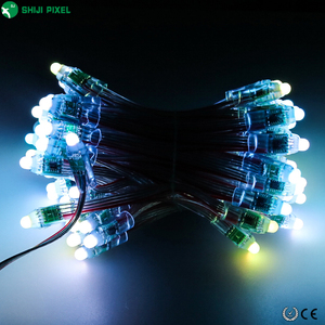 2024 baru Model menggemaskan DC12V warna penuh 12mm GS8208 <span class=keywords><strong>LED</strong></span> peluru Pixel tahan air IP67 tali cahaya - Product Image 2