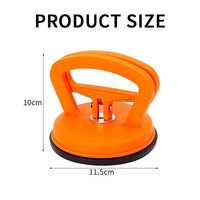 Outil manuel universel portable pour la réparation des bosses de voiture, en ABS noir/orange, robuste