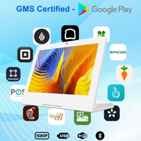 Tableta POS en forma de L, pantalla Lcd de 8 y 10 pulgadas, máquina de publicidad, dispositivo de comentarios del cliente, tableta POE NFC Android, señalización Digital para PC