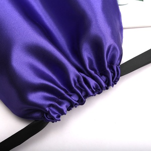 Spot Goods Hot Sale Satin Drawstring Pouch for Lingerie Hair Wig Extension Packing Luxury Gift Shoe <b>Dust</b> Silk <b>Bag</b> - Product Image 6