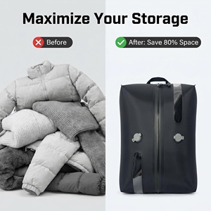 Bolsa de Almacenamiento al Vacío Multifuncional Impermeable de TPU con Cierre de Cremallera, Organizador de <span class=keywords><strong>Ropa</strong></span> de Viaje para Equipaje, Venta al Por Mayor - Product Image 6
