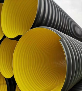 <span class=keywords><strong>Tuyau</strong></span> corrugué spiralé renforcé par ceinture en acier HDPE SN8-20 DN300-3000 PE100 pour le drainage des eaux de pluie - Product Image 3