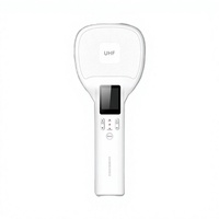 Lecteur RFID UHF portable ISO18000-6C, distance de lecture de 8 cm, scanner de codes-barres ABS pour la gestion des actifs en entrepôt