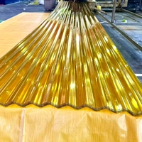 Tôle de toiture ondulée 100% vierge stabilisée aux UV, tôle de polycarbonate ondulée blanche