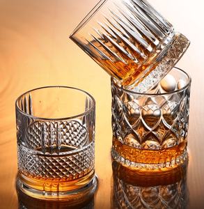 Bán buôn thủy tinh tùy chỉnh OEM 300ml tinh thể Kim Cương Đá cốc thủy tinh Whiskey Kính - Product Image 3