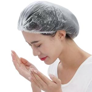 Gorro <span class=keywords><strong>de</strong></span> natación impermeable para el pelo largo, gorro <span class=keywords><strong>de</strong></span> ducha deportivo <span class=keywords><strong>desechable</strong></span> para piscina para limpieza, hecho <span class=keywords><strong>de</strong></span> plástico - Product Image 5